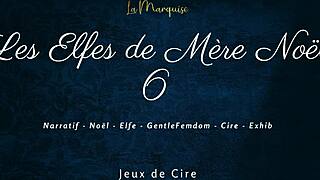 Hé check ces elfes femdom françaises dirty talk et cire chaude