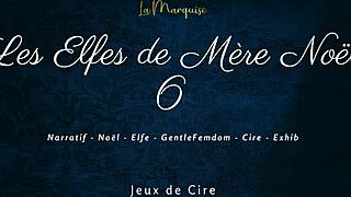 hey, check out these french femdom elves with dirty talk and hot wax play