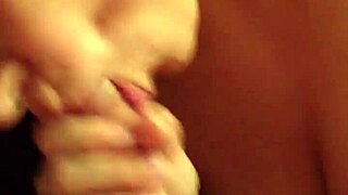 Red milf delivers super cocksucking with intense blowjob action on hard cock.