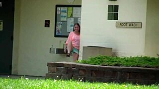 Sweet dreams for the housewife in her quiet evening routine