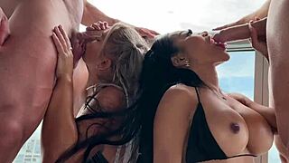 Interracial orgy in Miami with CJ Miles Maximo Garcia Hayley Davies and FilouFitt!