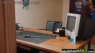 Nurse stepmother BENT OVER and got drilled DOGGYSTYLE by her stepdaughter's campus principal at the hospital.