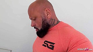 pink hair latina penny unicorn gets picked up by german tourist for rough outdoor balcony fuck without condom