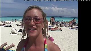 hey babes, ready for blonde blowjobs and pussy licking on the beach during spring break?