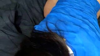 an 18 year old thai girl gets fucked hard and receives a huge creampie in missionary pov