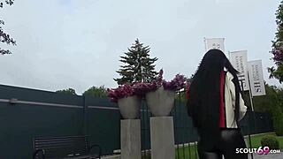 Real German Teen 18+ Snowwhite Hooks Up With Client For Rough Stockings Fuck!