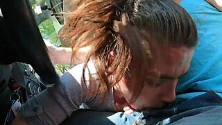 Wife swallows my jizz as lucky uber driver