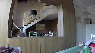 These redhead wives turn voyeur at the Julina party spotting the big cock and diving in with double blowjobs.