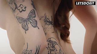 Canadian baddie Eden Ivy showers then gets her sweet pussy fucked in cowgirl and doggystyle.