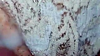 brazilian babe gives blowjob, takes anal doggy, swaps cum in homemade compilation.