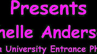 Whoa, Tampa University entrance physical with Michelle Anderson's big ass and tits spreading... 😏