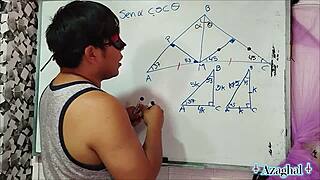 Trigonometry sexual calculation my p in asian bedroom with nerd student teacher!