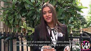 Stunning slut Alice Axx takes deep anal with hairy pussy and big natural tits