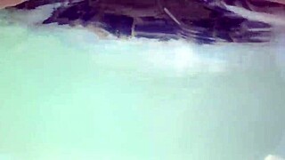 underwater creampie and dildo in pussy with amateurs babe blonde close up couple homemade outdoor shaved small tits tattoo teen toys