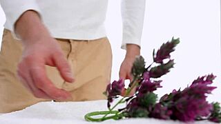 i got this petite teen 18+ all oiled up and creampied her tight shaved pussy during massage