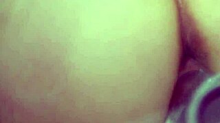 Busty redhead, ready for closeup dildo masturbation in doggystyle?