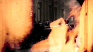 hey, check out this vintage lesbian scene with hairy pussies and bisexual group action in retro style