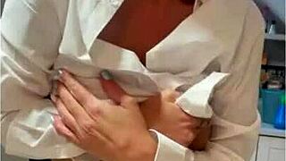 My cock can make you cum like a girl - wanna check it with big tits milf mommy in pov