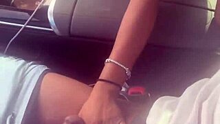 Ebony pornstar gives blowjob and handjob to big black cock in the car during public outdoor play. It's a quick amateur session with monster cock action.
