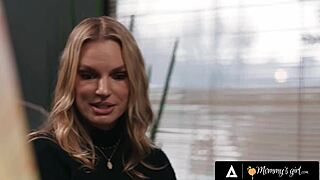 oh gosh, i'm like voyeuring while mommy rachael cleans and milf lexi luna free-uses stepbae demi hawks with strapon