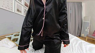 Mary rock stretches her tight pussy with a dildo for you in pov masturbation solo.