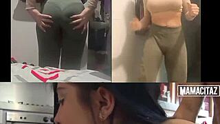 Nicole Medallo, the Colombian cutie, got bent over in doggystyle and swallowed cum.