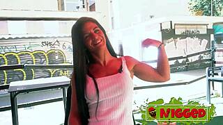 Natali the sexy Spanish cougar tried big anal for us in a quick outdoor session with deep thrusts.