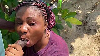 Lagos Lagoon Crazy Outdoor Fuck With Asian European Pornstar Girlfriend and Friend in Rough Quickie Squirting!