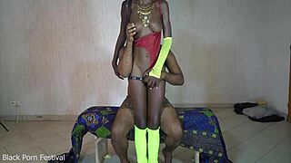 i adore my bitch with her skinny incredible dark skin body and small waist tits