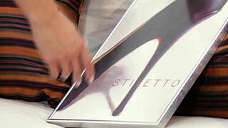 Feets masturbation 18 teen 18+ with anal finger and gaping asshole in lingerie on bed bent over doggystyle