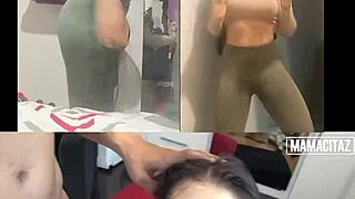 Nicole Medallo, the Colombian cutie, got bent over in doggystyle and swallowed cum.