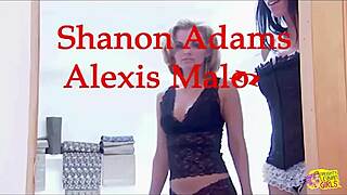 Shenon Adams, Alexis Malone, and Cassie Courtland, these three beautiful lesbian friends, how wild did they get with that dildo and kissing?