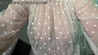 plump blonde milf shows off her gorgeous big saggy tits in close-up homemade solo with dirty talk and horny fetish vibes