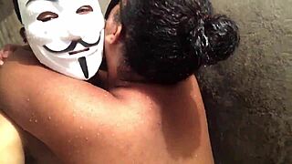 i hired maid for blowjob in bath but she took my big cock deep in her fat bbw pussy