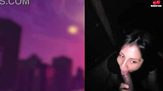 Brunette delivers compilation of all her blowjob scenes in one video