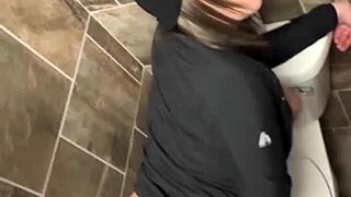 Pregnant wife engages in hotel gloryhole and public encounters