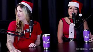 Why Settle For Vanilla When Isadora Closel, Tifany Rocha, And Raphaela Savanah Heat Up Swing Cast With Interracial Group Domination And Toys In See-Through Lingerie?