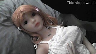 Watch Camille My Sex Doll Pose Seductively in a White Halter Top for This Photoshoot!