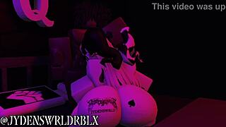 taming my snowbunny friend with big black cock interracial sex on roblox