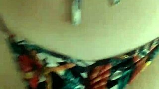 a young redhead amateur tries outdoor fitness activities for the first time in public