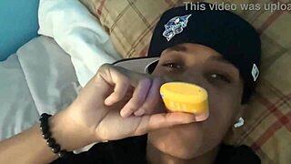 Big Booty Girl Wears Bonnet for Big Black Cock Backshots