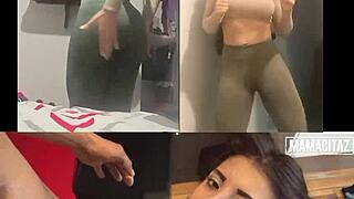 Nicole Medallo, the Colombian cutie, got bent over in doggystyle and swallowed cum.