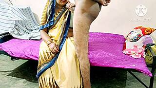 horny indian mommy bends over for rough doggystyle fucking by big cock in homemade hardcore sex