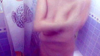 hey, wanna spy on angie in her real intimate voyeur shower, teasing with wet nude body and pussy?