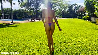 Petite Latina Violeta Grey Hints At Loving Oily Footjobs Sucking And Fucking With Cum On Feet