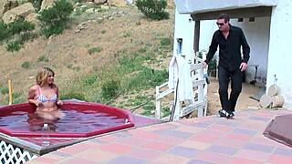 The crazy teen Alice Bell got fucked outside.