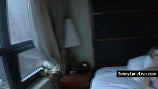 Sunny Lane Teases Her Pretty Pink Pussy Solo