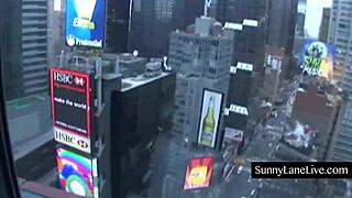 Sunny Lane Teases Her Pretty Pink Pussy Solo