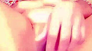 i shoved vegetable deep in my ass fucking hard with loud moaning