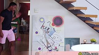 I feel so thrilled the hypno trick worked on that petite pizza delivery chick filling her white pussy deeply